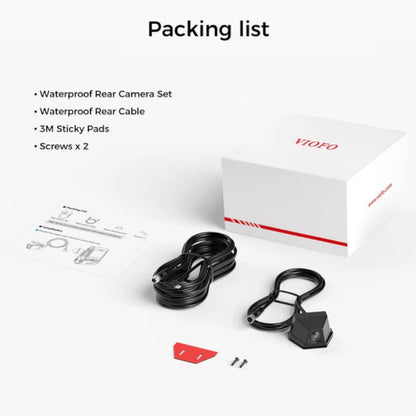 Viofo RWC200-145 Waterproof Rear Camera for A229 Plus/A229 Pro with 14.5 meter cable with professional installation, technical support, fast shipping Connected Car Experts
