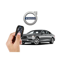 Mid City Engineering SKSXC Remote Starter for Volvo with key fob, sleek Volvo sedan, professional installation, fast shipping.