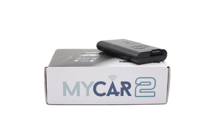 MyCar2 MC200 Smartphone Controller with Lifetime Service Subscription in white packaging with professional installation and fast shipping Connected Car Experts