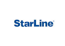 Blue StarLine logo displayed on a white background representing vehicle security and remote start expertise