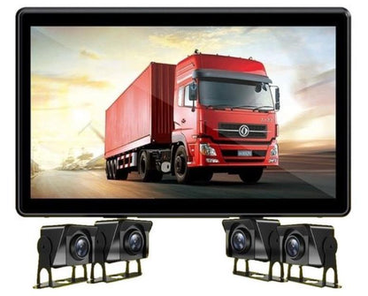Steelmate C40 Multi Camera Kit with 4 Cameras, 720p (x4) @ 30fps, 10.1" LCD Screen, Voice Control, AI Blind Spot Detection with Professional Installation, Technical Support, Fast Shipping, Great Prices, Connected Car Experts