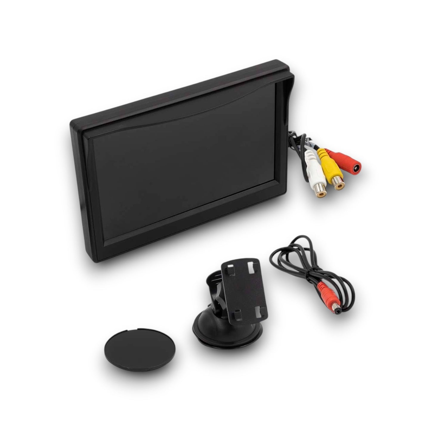 IBEAM TE-50VS 5" LCD Screen with mounting accessories for vehicle use, professional installation, technical support, fast shipping, Connected Car Experts