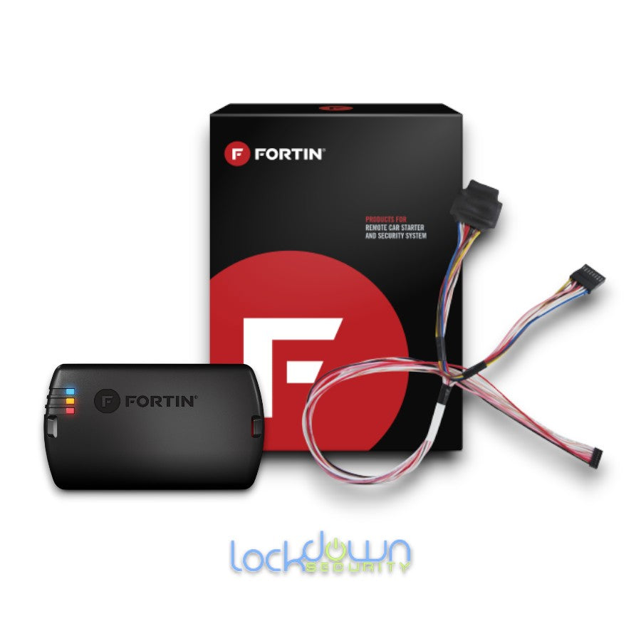 Fortin CHR5-ALL Plug and Play Remote Starter with wiring harness and box, offering professional installation and fast shipping.