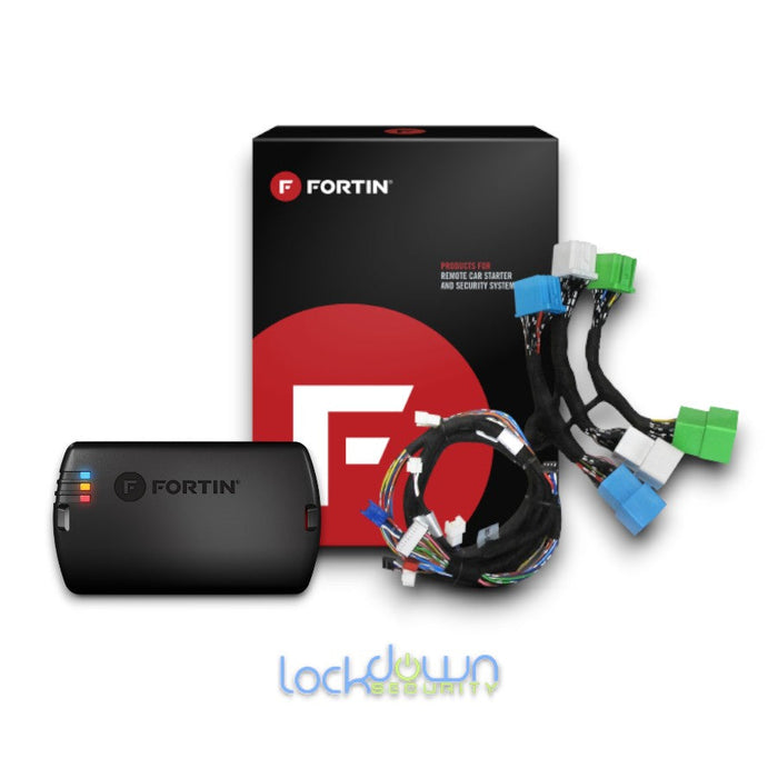 Fortin GM7-ALL Plug and Play Remote Starter with wiring harnesses, promoting professional installation and fast shipping.
