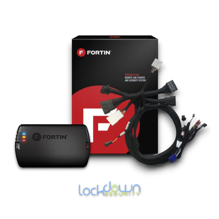 Fortin TOY13-ALL Plug and Play Remote Starter ⭕ with wiring harness and packaging, professional installation available. Connected Car Experts.