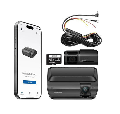 Thinkware ARC700 Dash Camera, 4K+2K @ 30fps, 64GB, WiFi, GPS with Professional Installation Technical Support Fast Shipping Connected Car Experts
