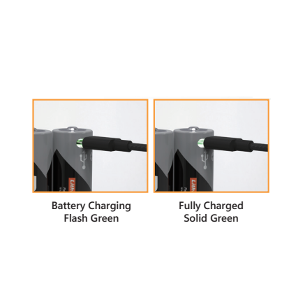 PKCELL 3600mWh USB-C Rechargeable AA Batteries | 2-Pack