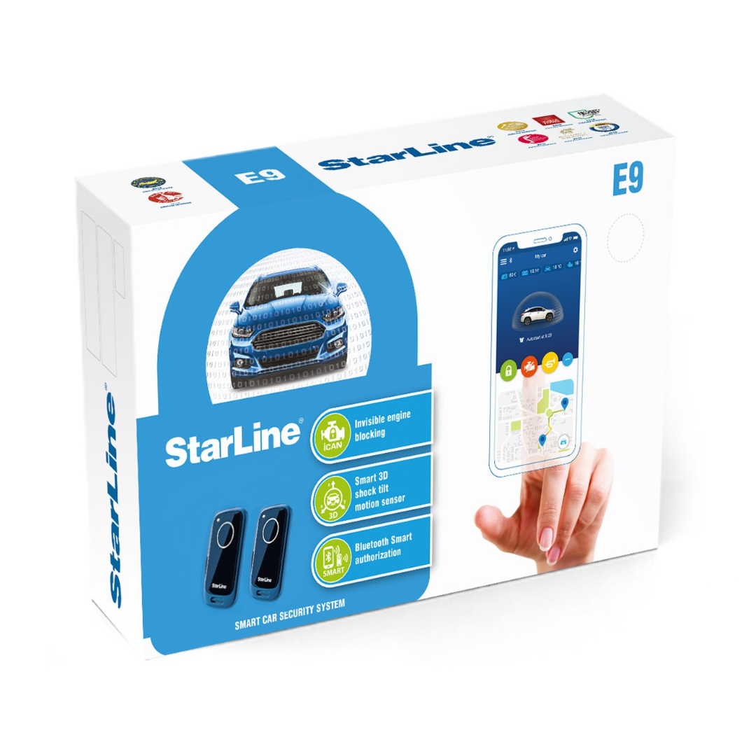 Starline E9 Anti-Theft & Security System with app control, smart sensors, Fast Shipping, Professional Installation. Connected Car Experts.