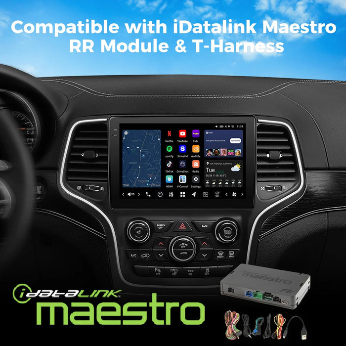 VINLAND 2014-2020 Jeep Grand Cherokee Custom Fit Car Stereo with pro installation, tech support, and fast shipping by Connected Car Experts