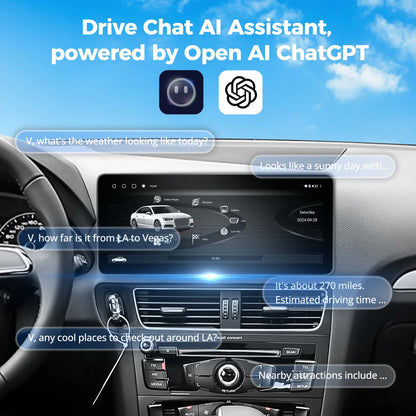 VINLAND VADQ54XL12A8 12.3" Wireless CarPlay and Android Auto Screen for Audi Q5, SQ5