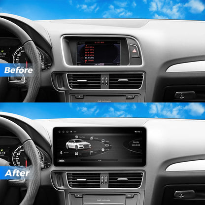VINLAND VADQ54YL12A8 12.3" Wireless CarPlay and Android Auto Screen for Audi Q5, SQ5