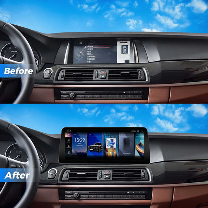 VINLAND VBM5S512B8 12.3" Wireless CarPlay and Android Auto Screen for BMW 5 Series, M5