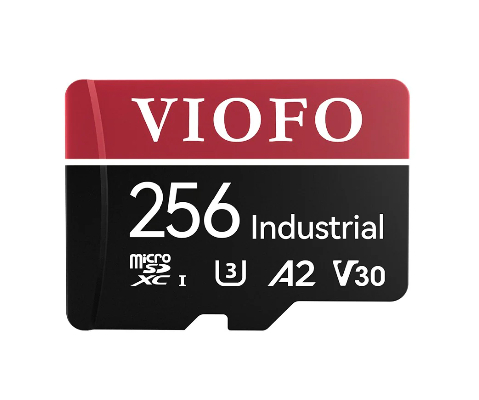 Viofo MicroSD Memory Card with 256GB capacity for dash cameras, offering professional installation and fast shipping.
