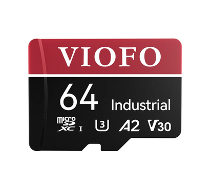 Viofo MicroSD Memory Card 64GB industrial grade with fast shipping and professional installation from Connected Car Experts