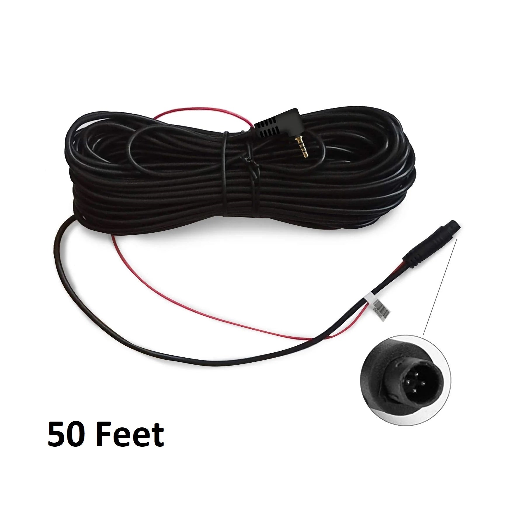 Wolfbox Rear Camera Camera Extension Cable - 33/55 Feet (10/16.75 Meter) with Professional Installation Technical Support Fast Shipping Connected Car Experts