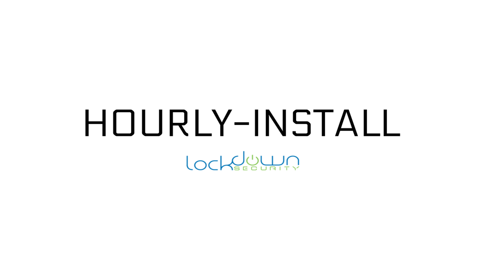 Hourly Installation Service, HOURLY-Install with professional installation, fast shipping, and expert vehicle anti-theft support.