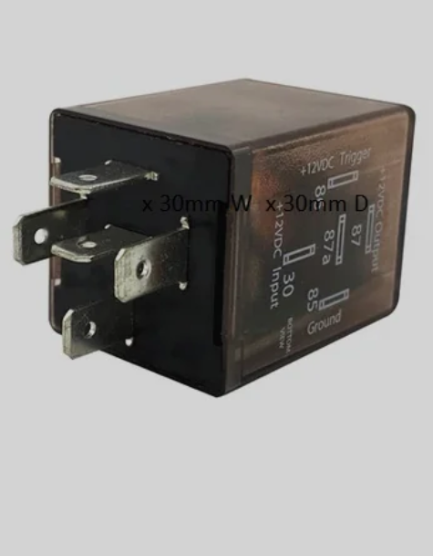 Bueler BU510TD Time Delay ON Relay, SPDT, 12 Volt, 20/30 Amp, with professional installation and fast shipping by Connected Car Experts