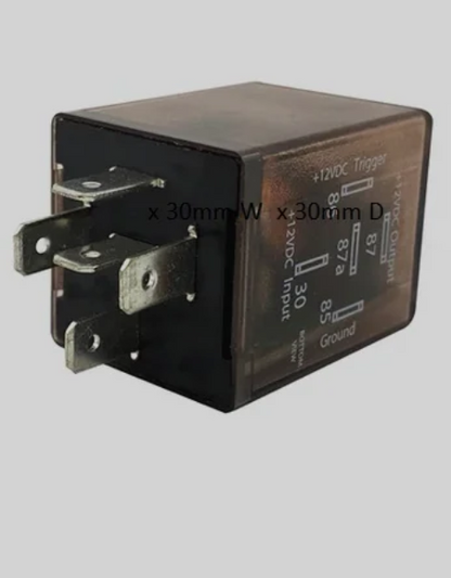Bueler BU510TD Time Delay ON Relay, SPDT, 12 Volt, 20/30 Amp, with professional installation and fast shipping by Connected Car Experts