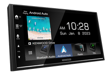 Kenwood DMX8709S Multimedia Receiver, 6.8", Wireless CarPlay & Android Auto, HDMi, Maestro, 4 Volt RCA with professional installation.