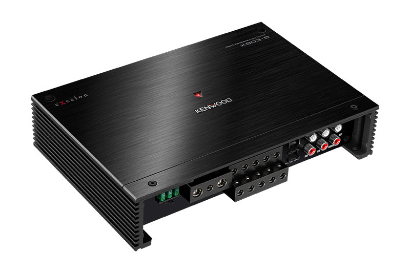 Kenwood eXcelon X803-5 5 Channel Amplifier, 75 Watts x 4 + 500 Watts x 1 at 2 Ohms - Lockdown Security