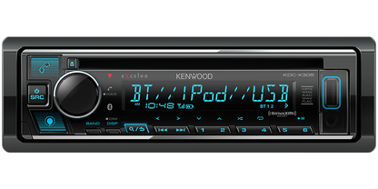 Kenwood eXcelon KDC-X305 CD Car Stereo, Bluetooth, Alexa, 5 Volt RCA, 2 Year Warranty - Lockdown Security