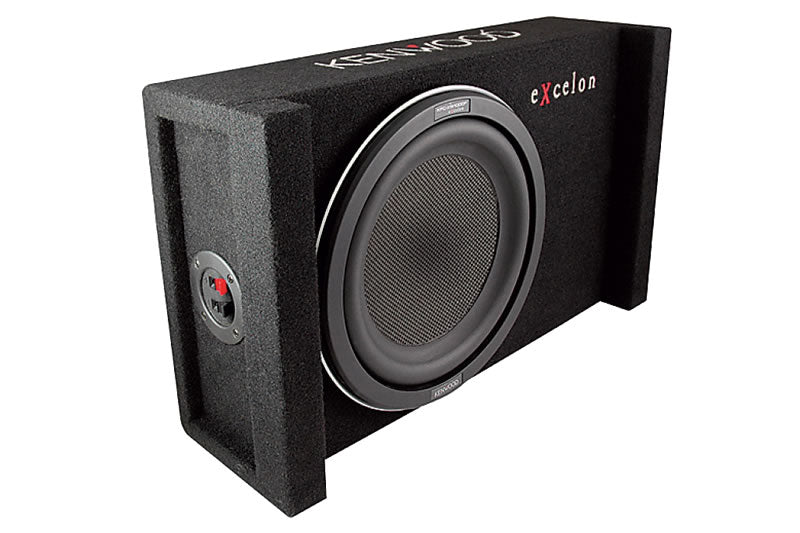 Kenwood eXcelon P-XW1000BC 10" Loaded Subwoofer Box, Sealed, 250 Watts RMS - Lockdown Security