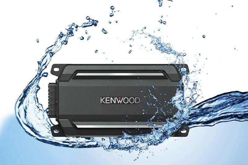 Kenwood KAC-M5001 Marine & Powersport Mono Subwoofer Amplifier, 300 Watts x 1 at 2 Ohms - Lockdown Security