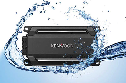 Kenwood KAC-M5014 Marine & Powersport 4 Channel Amplifier, 75 Watts x 4 at 2 Ohms - Lockdown Security