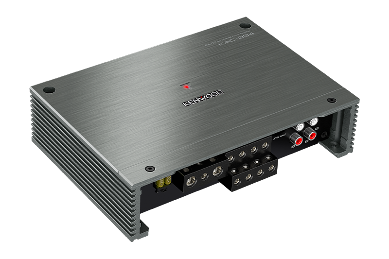 Kenwood KAC-334 4 Channel Amplifier, 75 Watts x 4 at 2 Ohms - Lockdown Security
