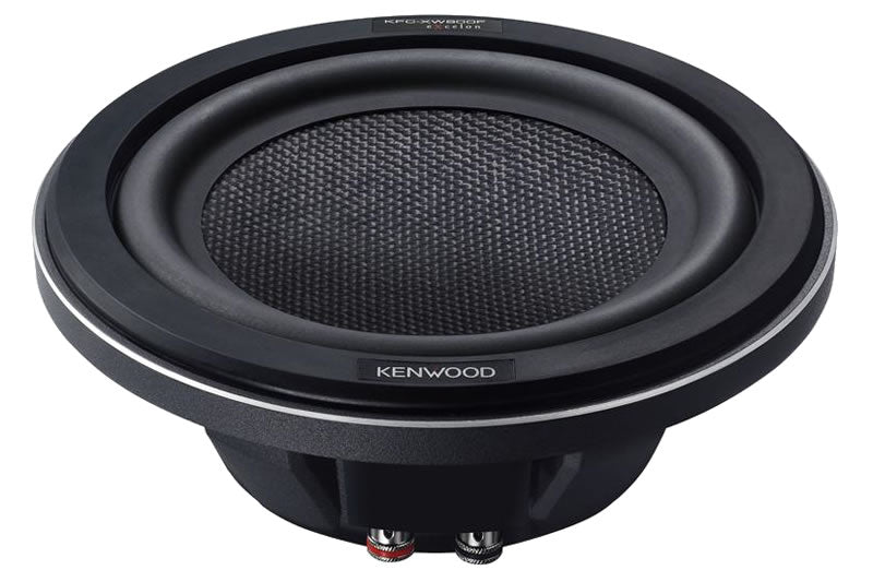 Kenwood eXcelon KFC-XW800F 8" Shallow Subwoofer, 150 Watts RMS, 4 Ohm - Lockdown Security