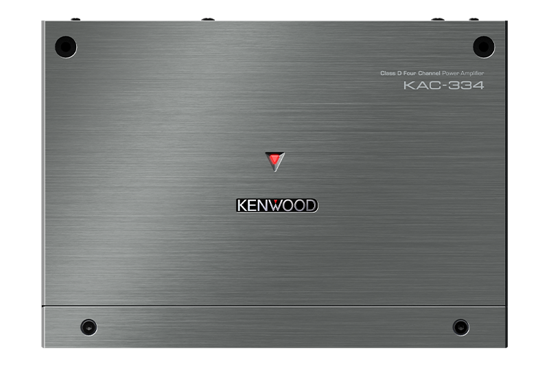 Kenwood KAC-334 4 Channel Amplifier, 75 Watts x 4 at 2 Ohms - Lockdown Security