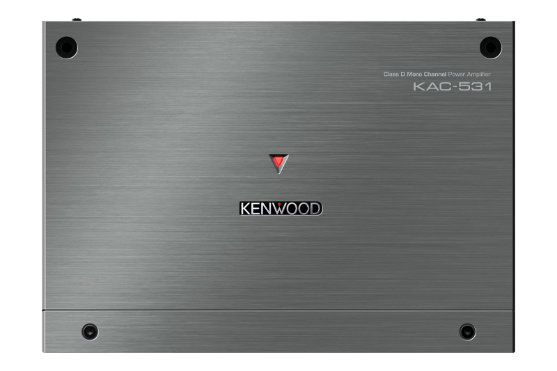 Kenwood KAC-531 Mono Subwoofer Amplifier, 500 Watts x 1 at 2 Ohms - Lockdown Security