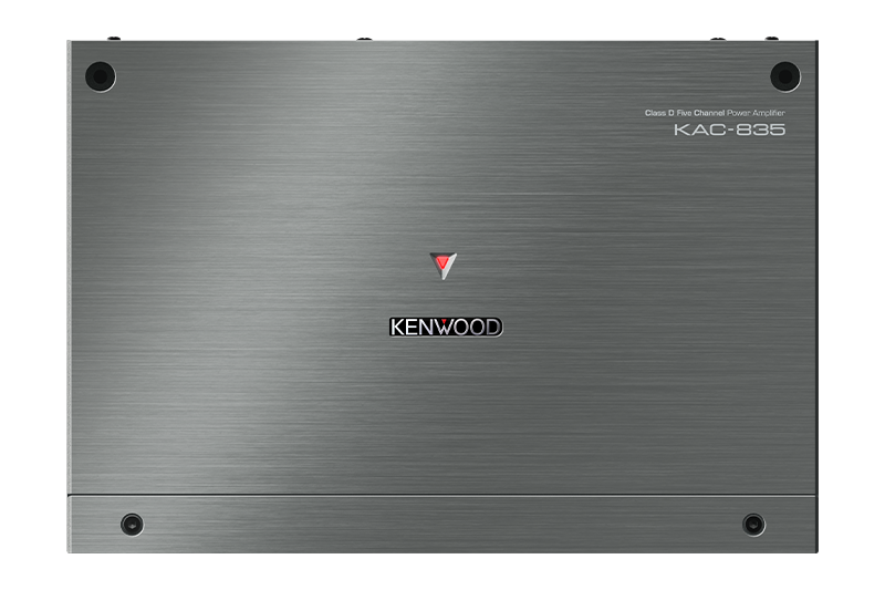 Kenwood KAC-835 5 Channel Amplifier, 75 Watts x 4 + 500 Watts x 1 at 2 Ohms - Lockdown Security