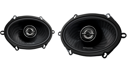 Kenwood KFC-C5798RS 5x7 Custom Fit Coaxial Speakers - Lockdown Security