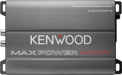Kenwood KAC-M1814 Compact 4 Channel Amplifier, 45 Watts x 4 - Lockdown Security