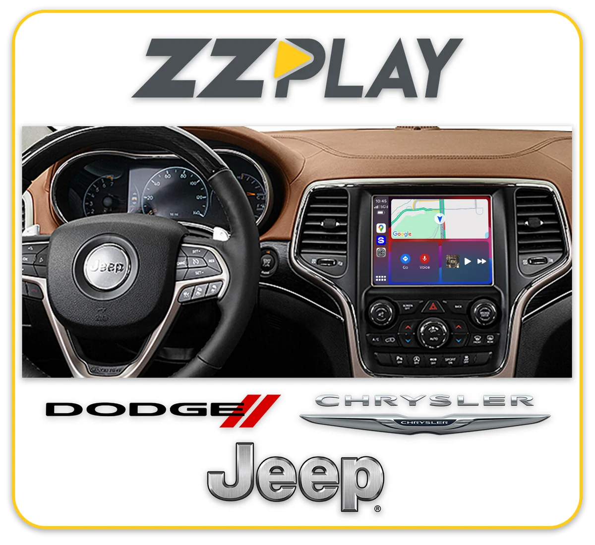 ZZ-2 ITZ-JGC Wireless CarPlay and Android Auto Interface for Chrysler, Dodge, Jeep and more