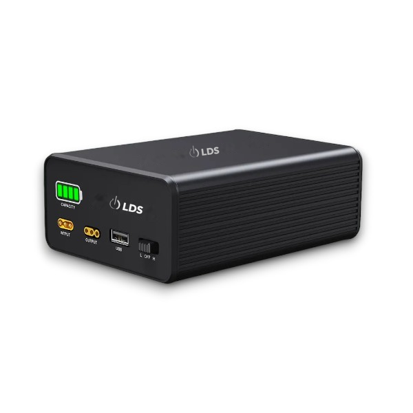 LDS P7D Dashcam Battery, 6000mAh LiFePO4, LED Display, Up to 45 Hour Parking Mode, Compact Size