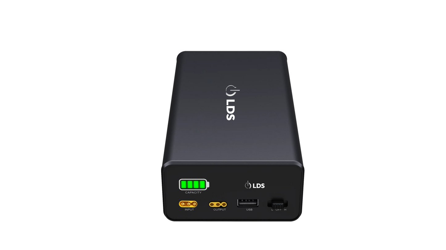 LDS P9D Dashcam Battery, 9000mAh LiFePO4, LED Display, Up to 68 Hour Parking Mode, Compact Size