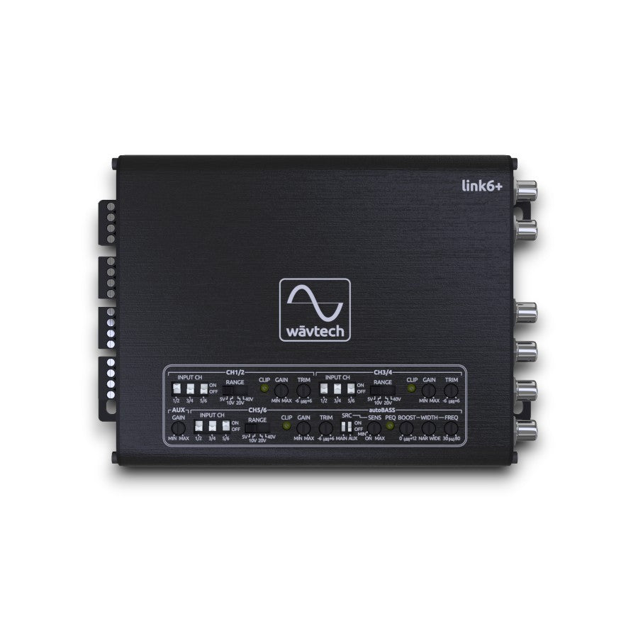 Wavtech link6+ 6-Channel LOC w/autoBASS, Matrix Summing and Remote with professional installation, support, fast shipping Connected Car Experts