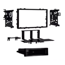 Metra 99-7814 Honda and Isuzu Single and Double DIN Dash Kit with mounting brackets and pocket for professional installation