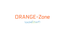 Orange text ORANGE-Zone with Lockdown Security logo below for ORANGE-Zone On-Site Fee professional installation service