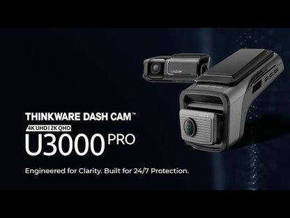 Thinkware U3000PRODO Dash Camera, 4K+2K @ 30fps, 64GB, WiFi, GPS, Cloud, Radar