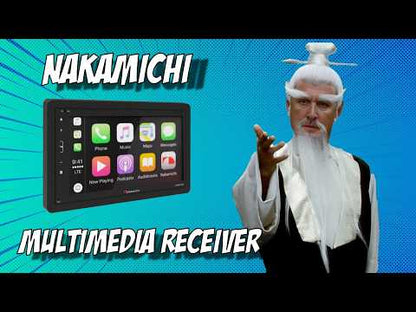 🖐CLEARANCE🖐 Nakamichi NA3625-W6 Multimedia Receiver, 6.8", Wireless CarPlay & Android Auto, DSP, 4 Volt RCA