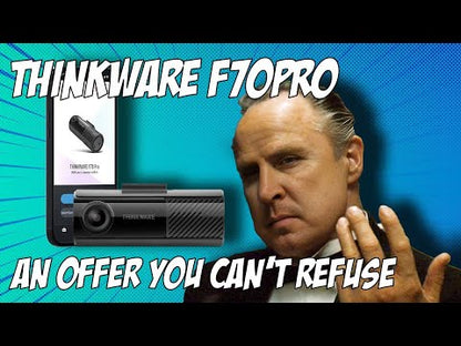 Thinkware F70PRO Dash Camera, 1080p @ 30fps, 32GB, WiFi, GPS Optional