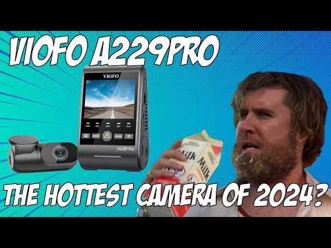 Viofo A229 Pro 2CH Dash Camera, 4K+2K @ 30fps, WiFi, GPS