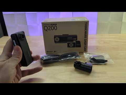 Thinkware Q200DCH32 Dash Camera, 2K+1080p @ 30fps, 32GB, WiFi, GPS