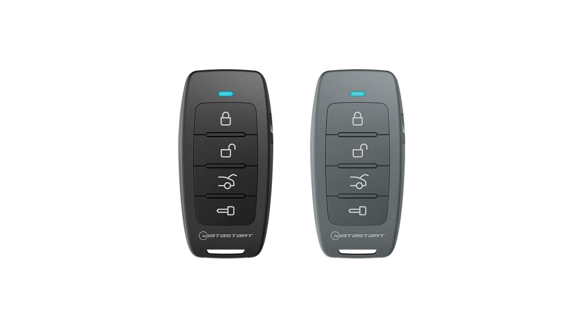 Security Remote Control Key Fob iDatastart RS-1010G-HCX Remote Starter — 1-Way, 1/4 Mile