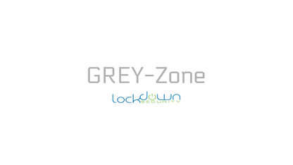 GREY-Zone On-Site Fee logo with Lockdown Security text, highlighting Professional Installation and Fast Shipping services