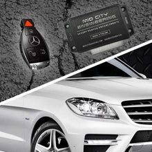 Mid City Engineering SKSNG447D4T Plug and Play Remote Starter with key fob and luxury white car, fast shipping and professional installation.
