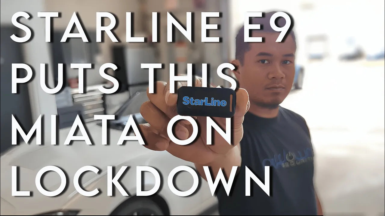Load video: We installed a Starline E9 in this 2024 Mazda Miata